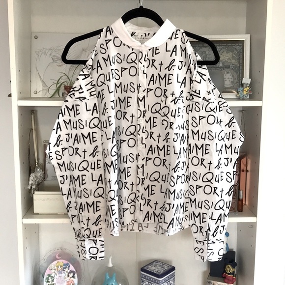 SPORT B. BY AGNES B. Open Shoulder Shirt - Picture 3 of 14